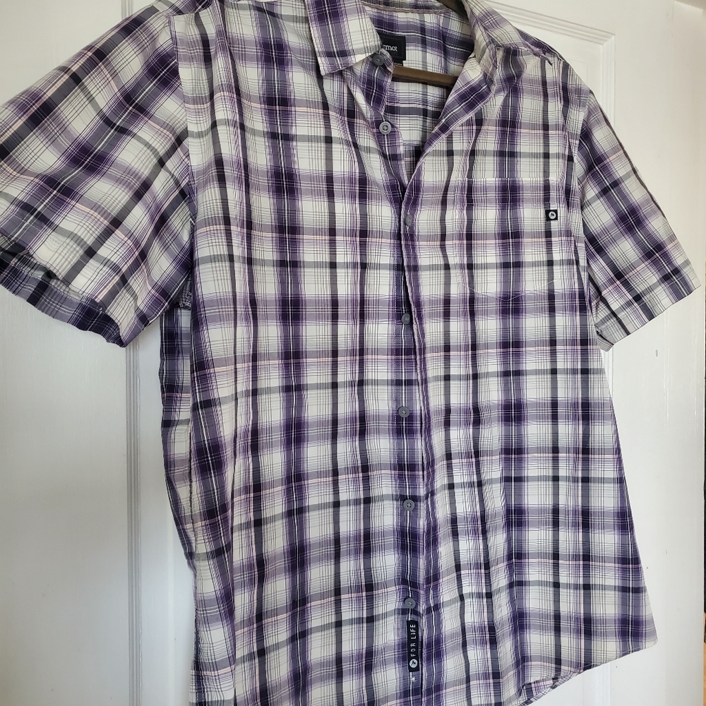 Marmot short sleeve button down shirt